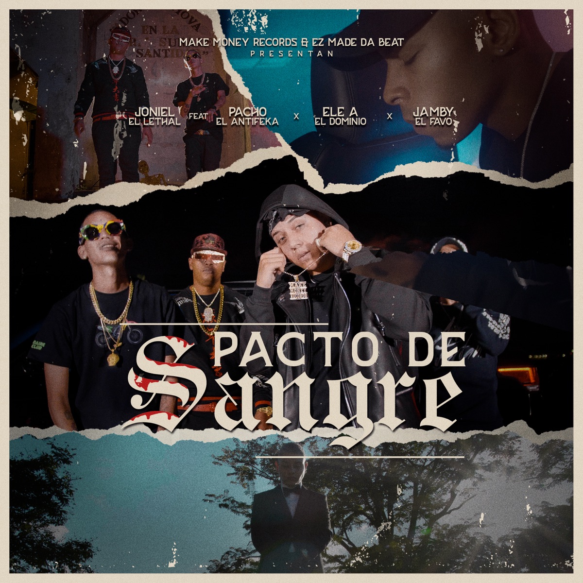 Pacto De Sangre (feat. Jamby El Favo & EZ El Ezeta) - Single by Joniel, Pacho El Antifeka & Ele a el Dominio album cover