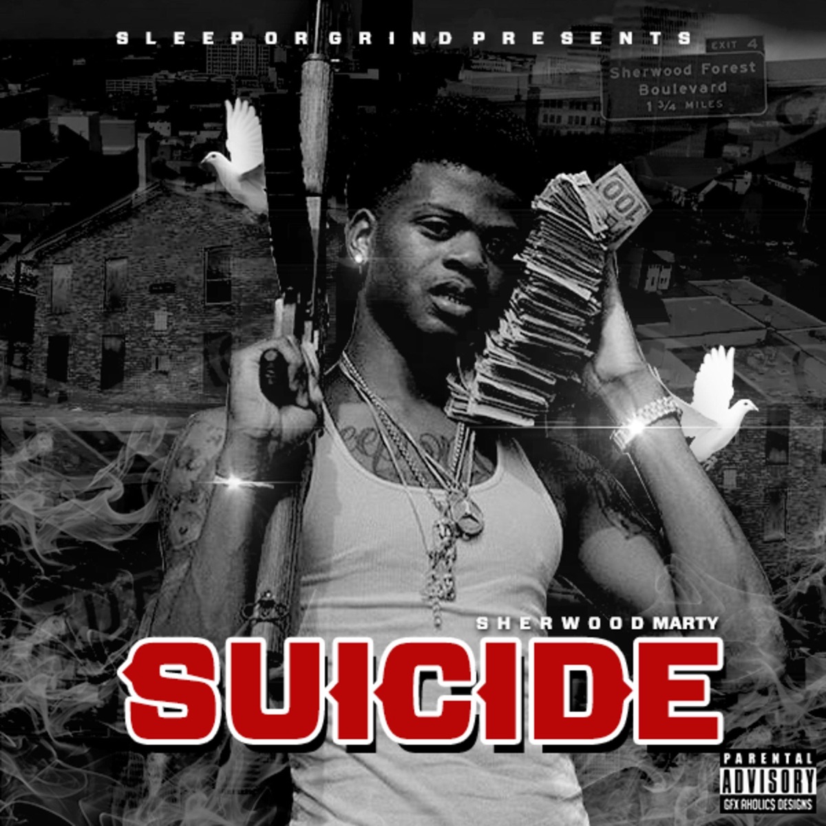 Suicide - Single by Sherwood Marty album cover
