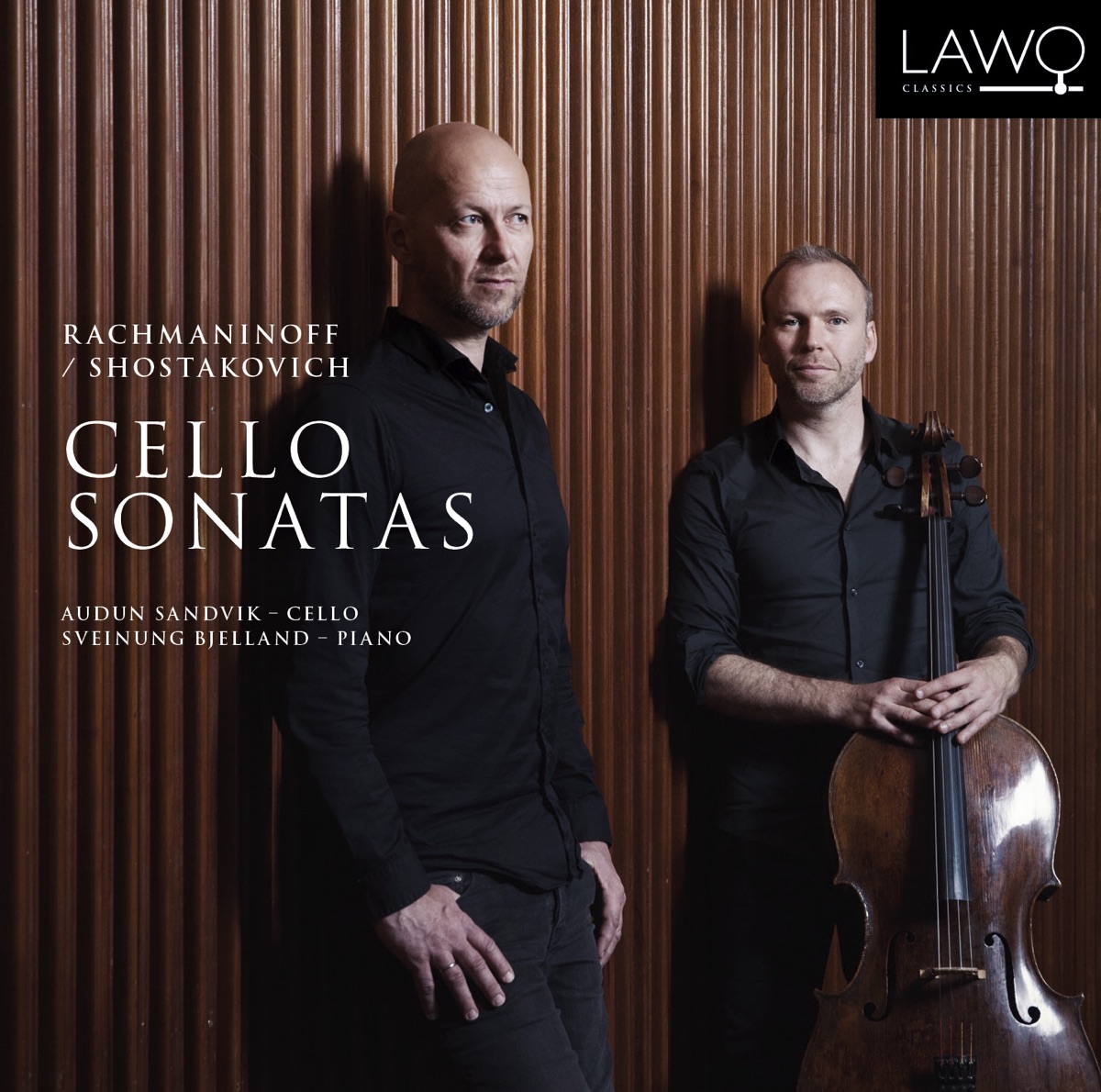 Rachmaninoff & Shostakovich: Cello Sonatas by Sveinung Bjelland & Audun Sandvik album cover