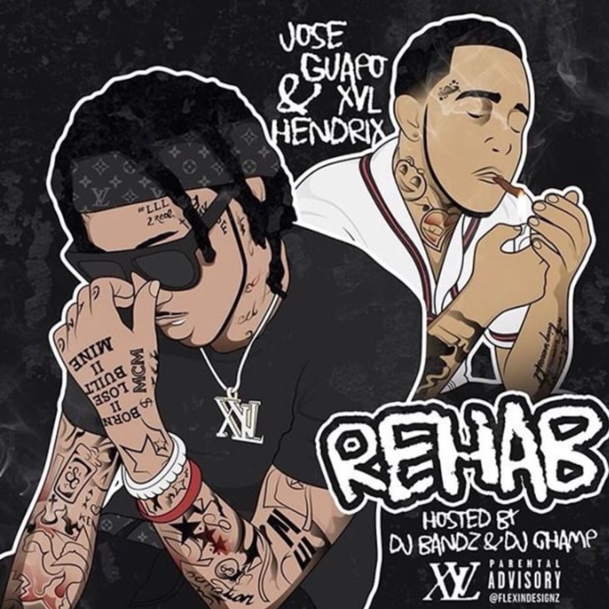 Rehab by Jose Guapo & Xvl Hendrix album cover