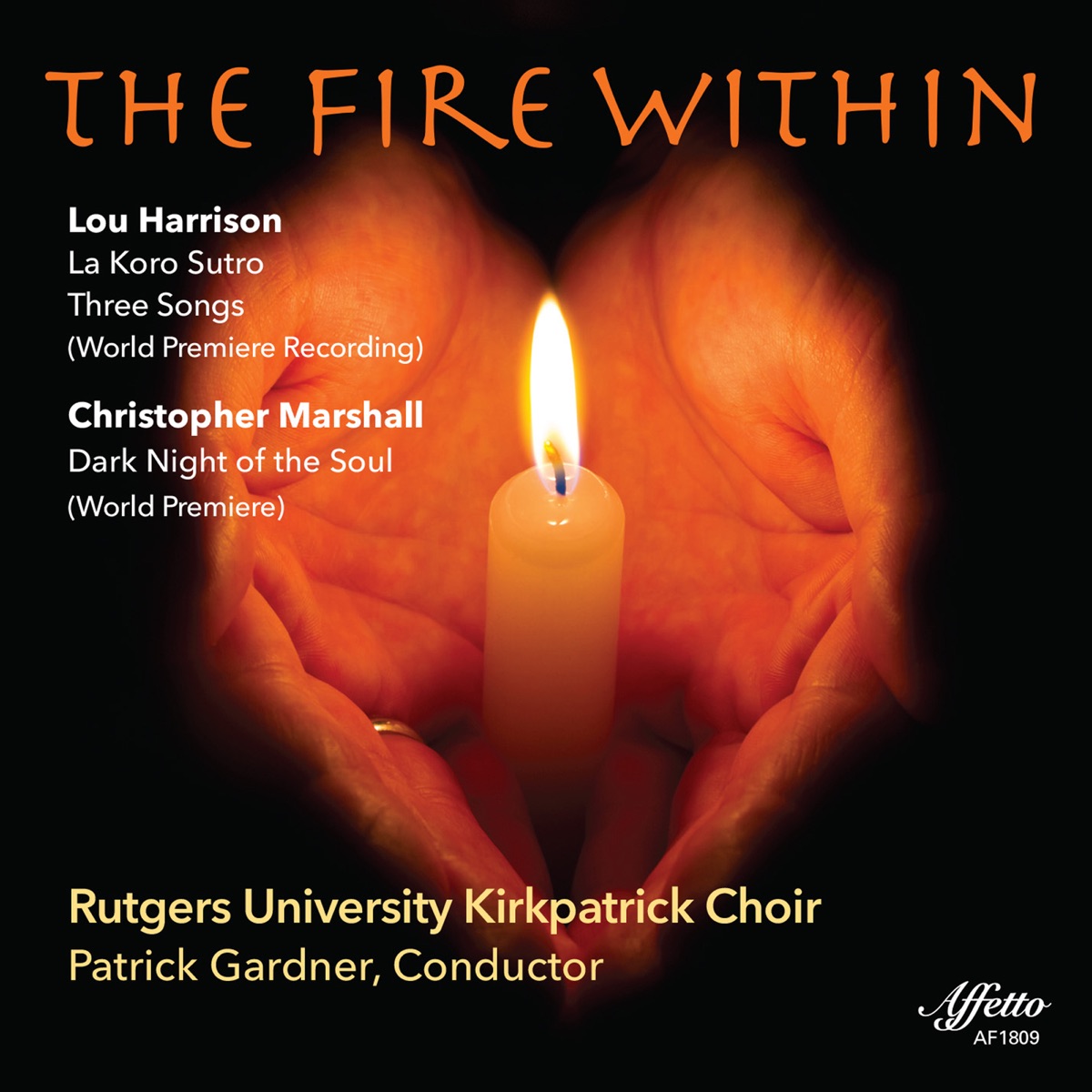 Harrison & Marshall: Choral Works (Live) by Rutgers Kirkpatrick Choir & Patrick Gardner album cover