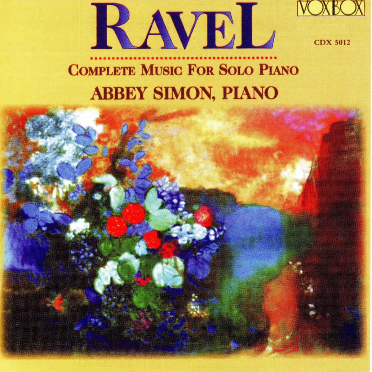 Ravel: Complete Music for Solo Piano by Abbey Simon album cover