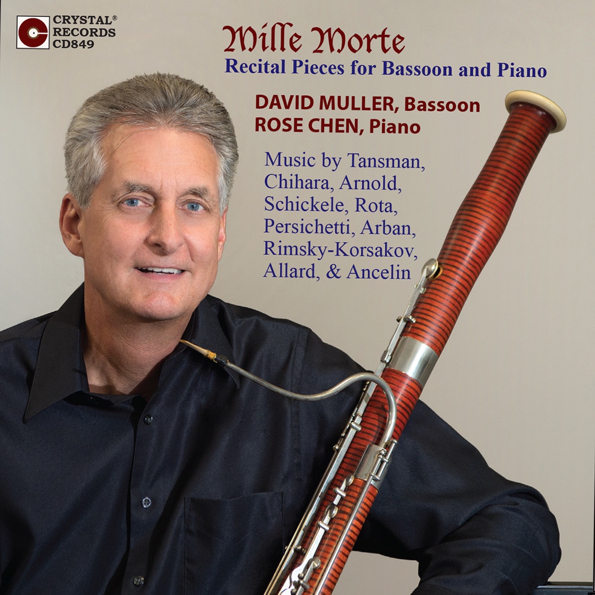 Mille Morte - Recital Pieces for Bassoon and Piano by David Muller & Rose Chen album cover