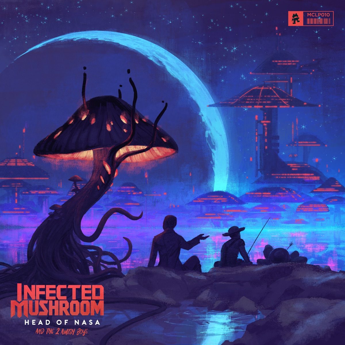 Head of NASA and the 2 Amish Boys by Infected Mushroom album cover