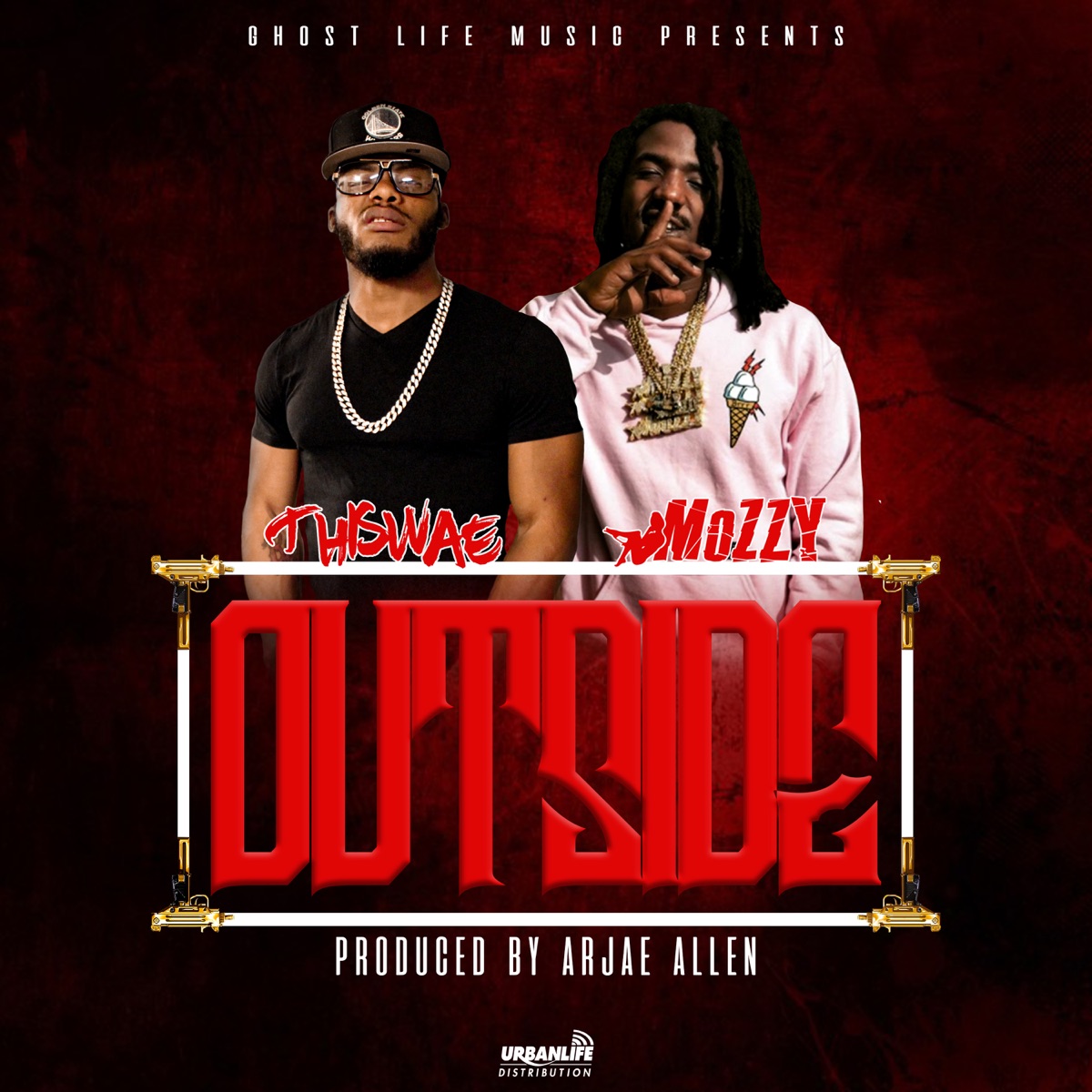 Outside - Single by Thiswae & Mozzy album cover artwork