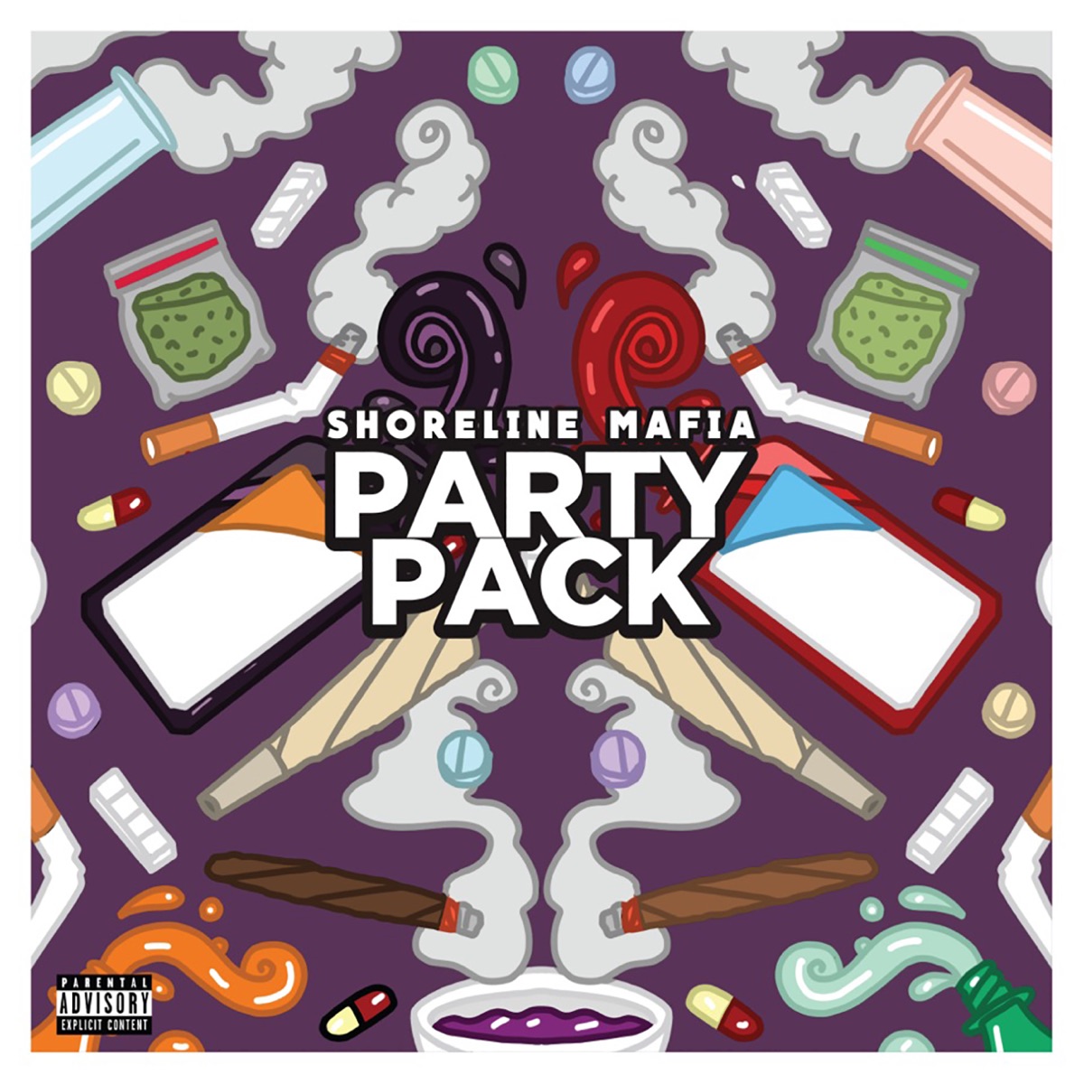 Party Pack - EP by Shoreline Mafia album cover