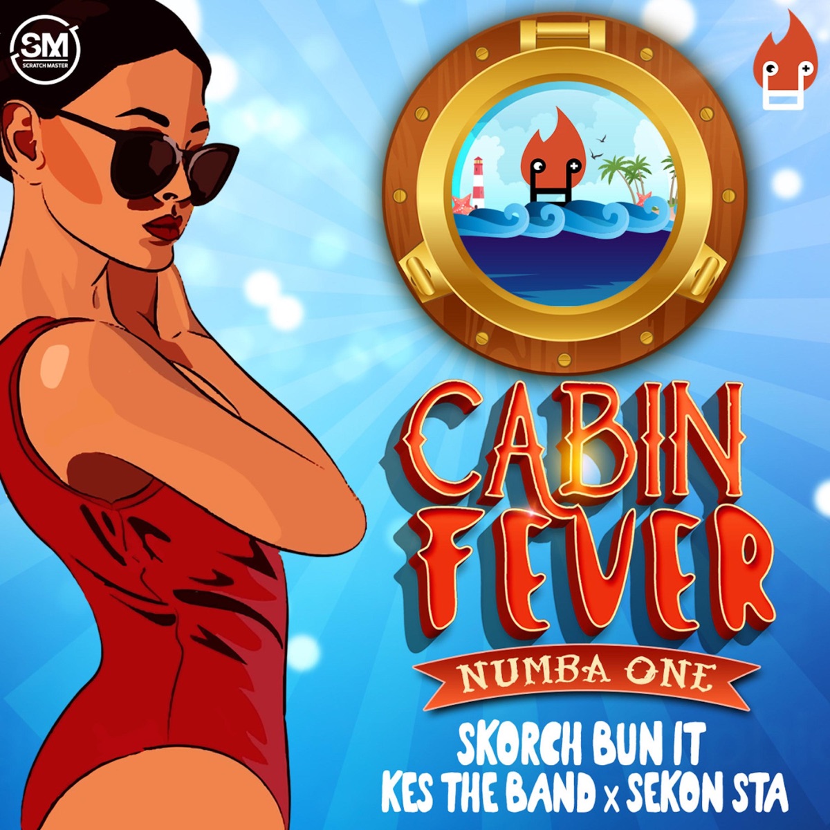 Cabin Fever (Numba One) - Single by Skorch Bun It, KES the Band & Sekon Sta album cover