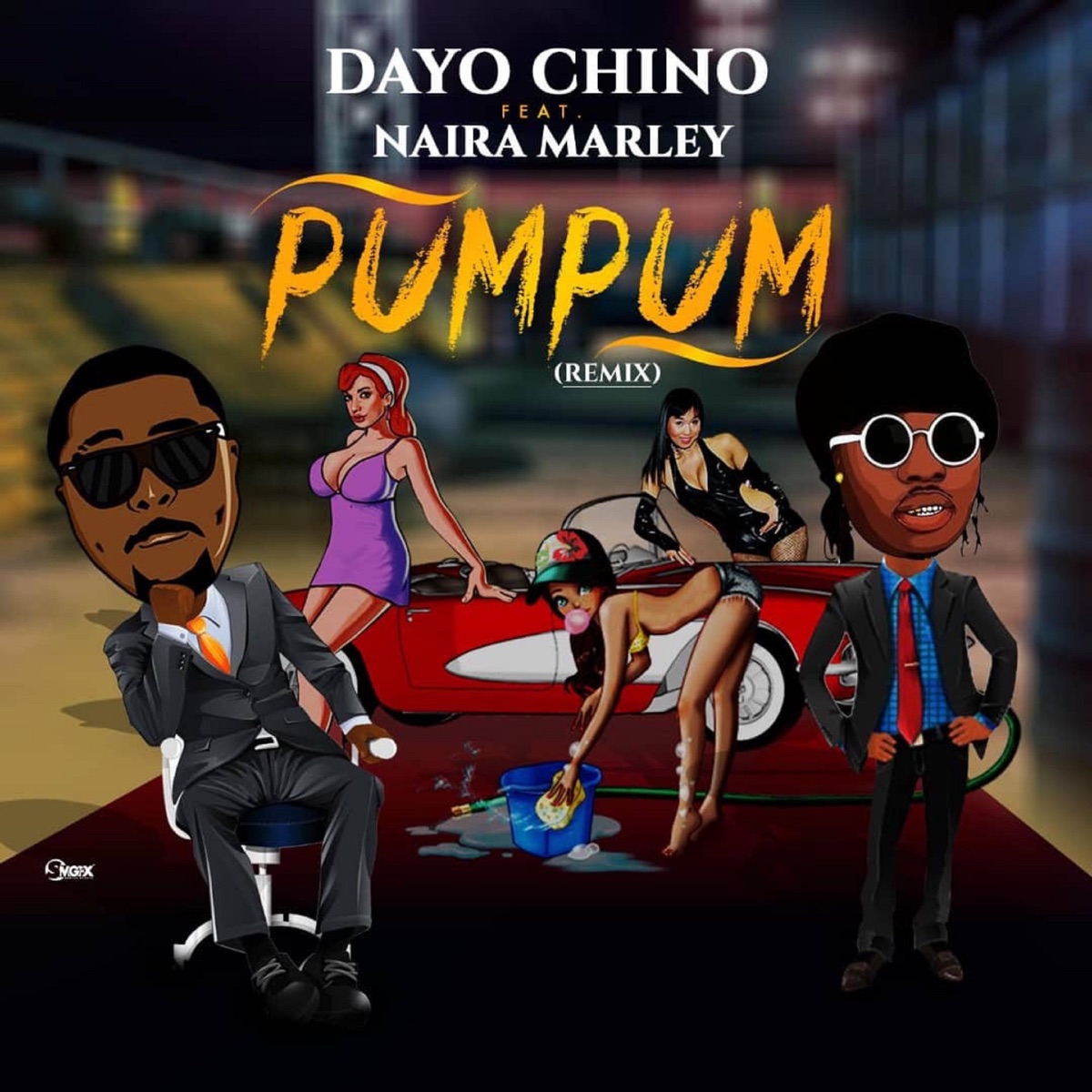 PumPum (Remix) [feat. Naira Marley] - Single by Dayo Chino album cover
