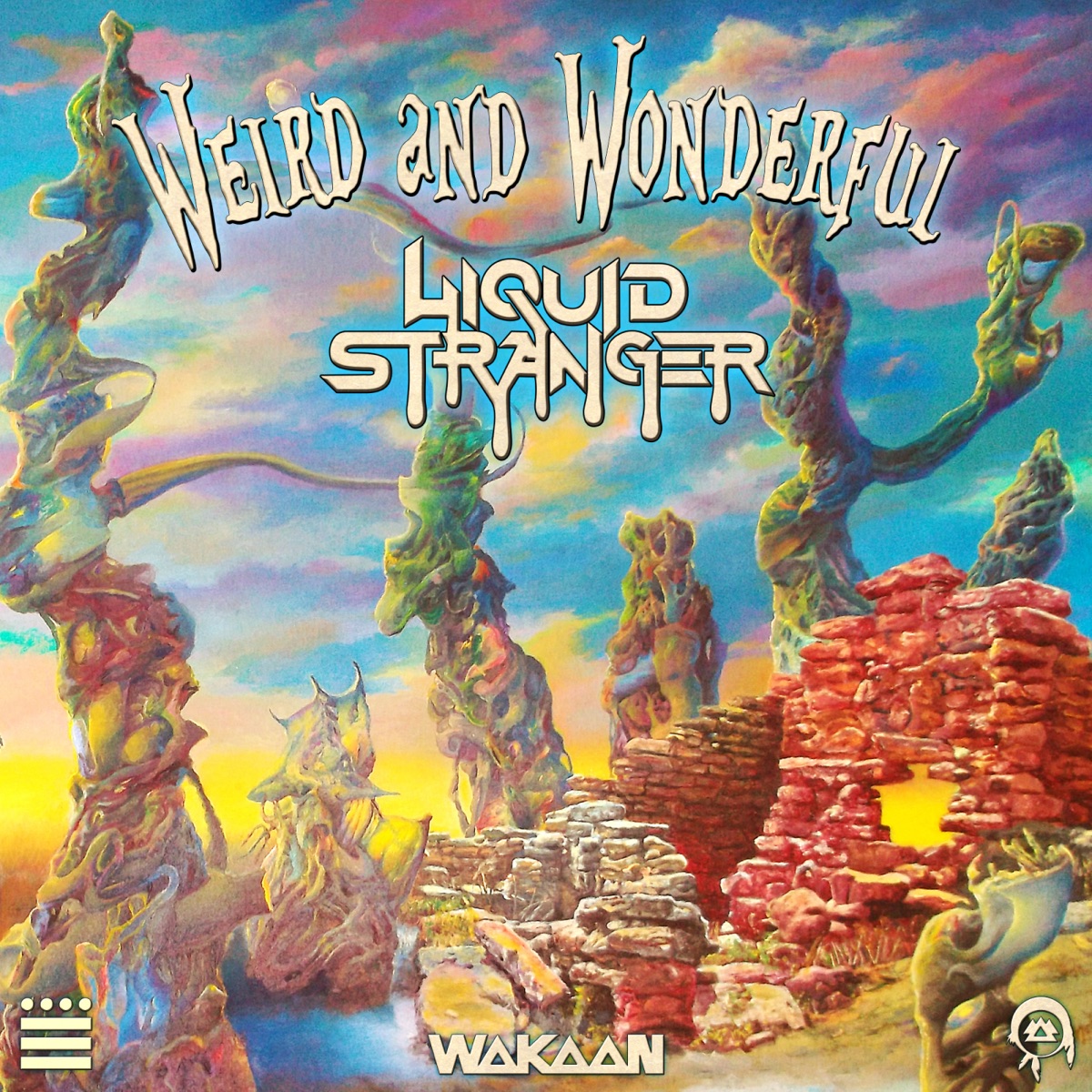 Weird & Wonderful - EP by Liquid Stranger, Mr. Bill & Space Jesus album cover