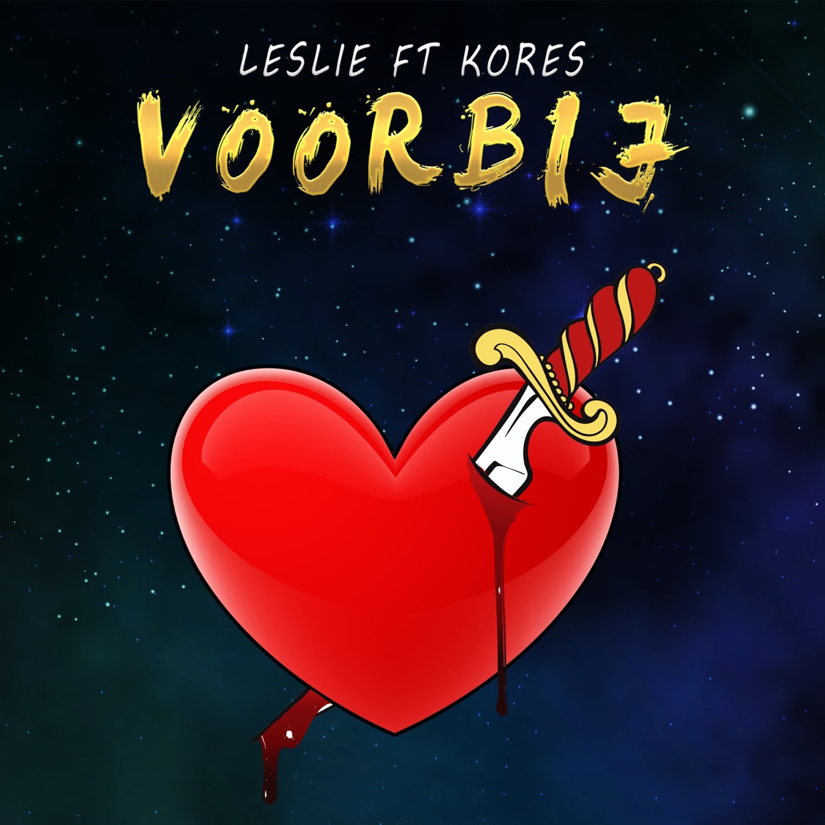 Voorbij (feat. Kores) - Single by Leslie album cover