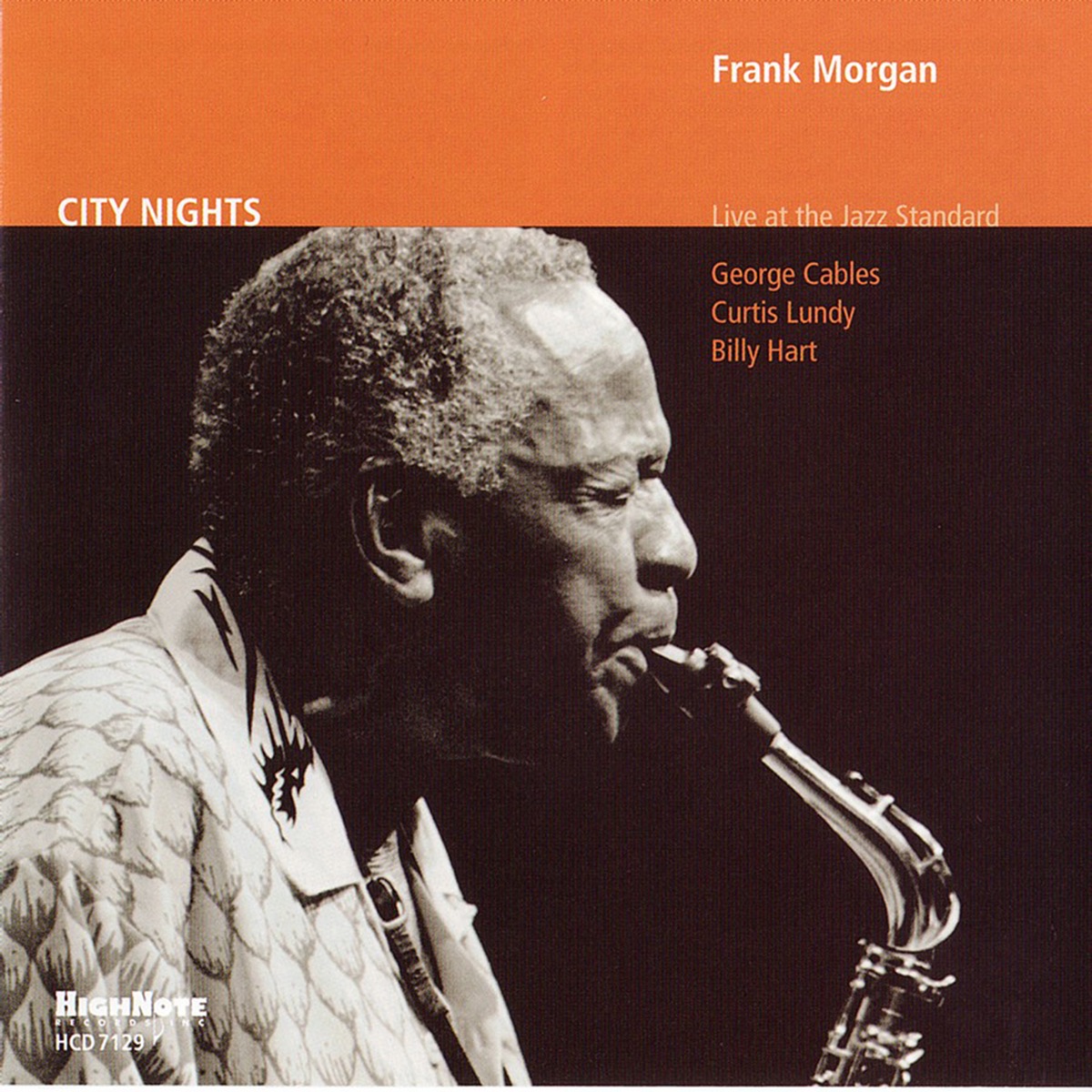 City Nights (Live at the Jazz Standard) by Frank Morgan album cover