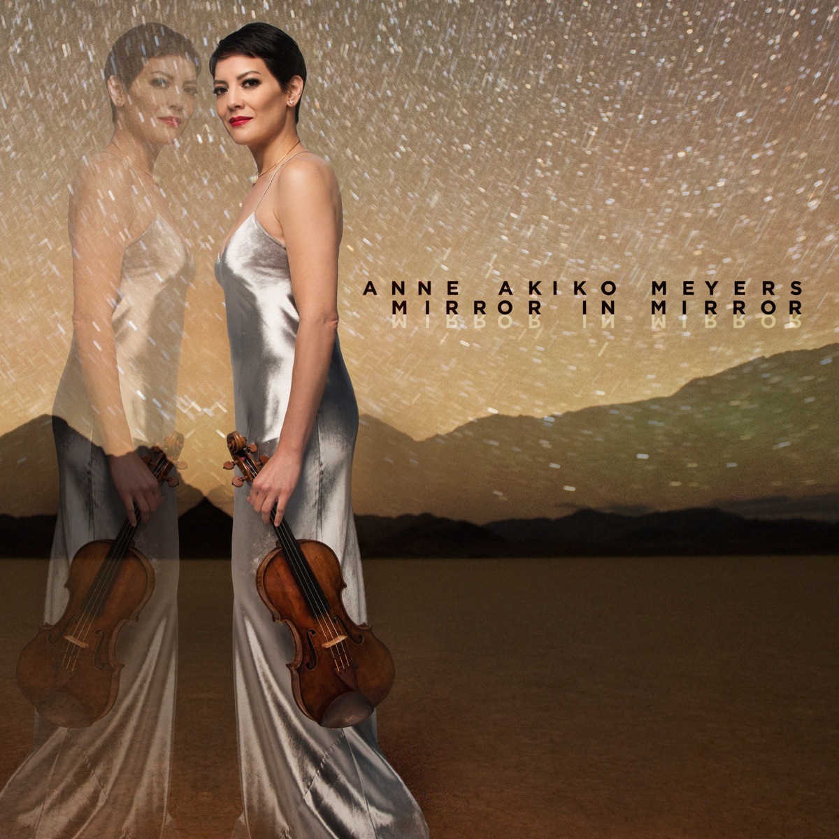 Mirror in Mirror by Anne Akiko Meyers, Akira Eguchi, Philharmonia Orchestra & Kristjan Järvi album cover