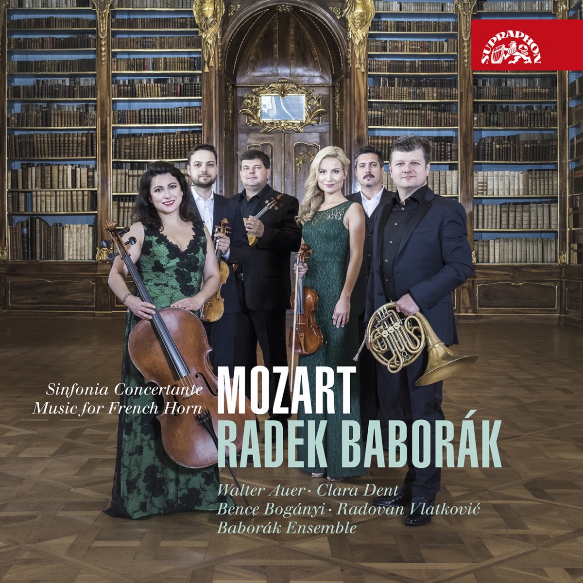 Mozart: Sinfonia concertante, Music for French Horn by Radek Baborák & Baborak Ensemble album cover