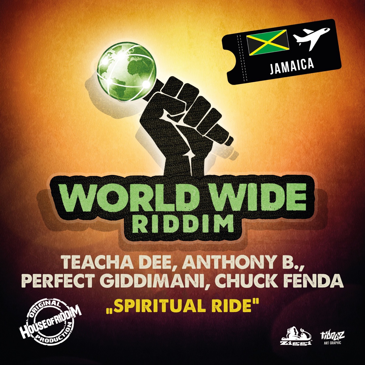 Spiritual Ride - Single by Teacha Dee, Anthony B, Perfect Giddimani & Chuck Fenda album cover