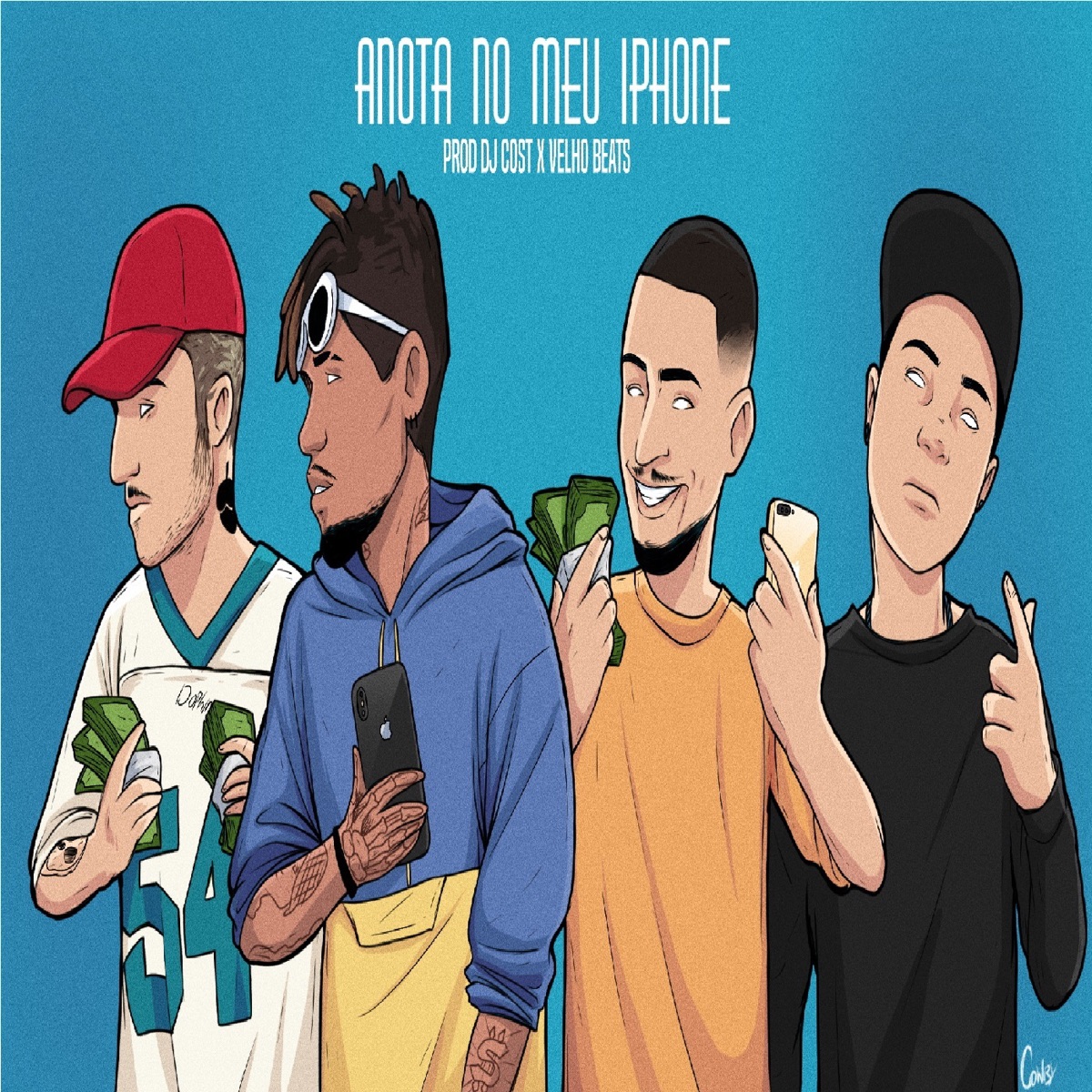 Anota no Meu Iphone (feat. FBC, Velho Beats, Maskote & Dj Cost) - Single by Chris MC album cover