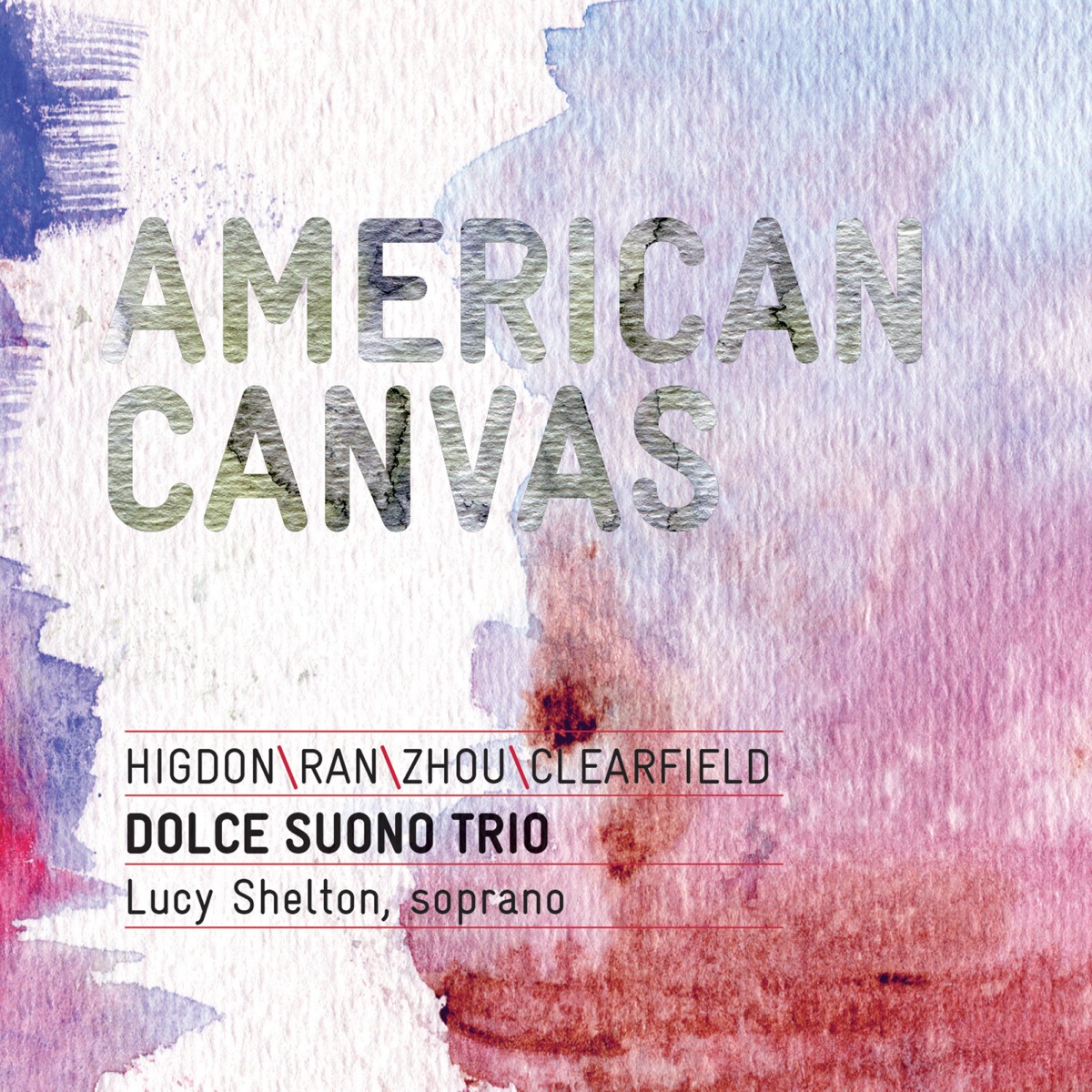 American Canvas by Dolce Suono Trio & Lucy Shelton album cover