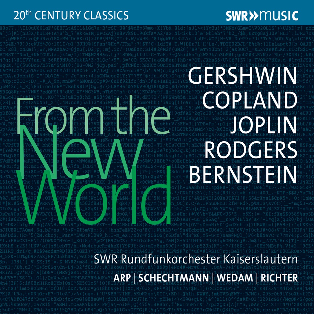 From the New World by SWR Rundfunkorchester Kaiserslautern, Klaus Arp & Caspar Richter album cover
