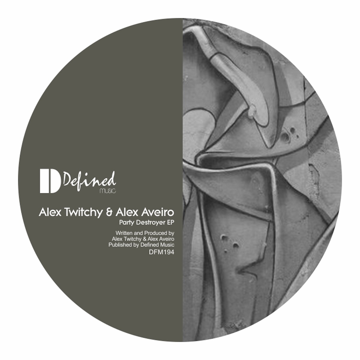 Party Destroyer EP by Alex Twitchy & Alex Aveiro album cover