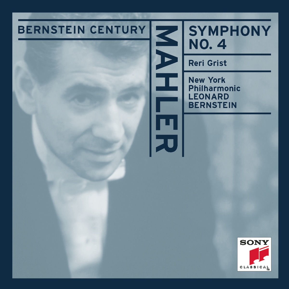 Mahler: Symphony No. 4 in G Major by Leonard Bernstein, New York Philharmonic & Reri Grist album cover
