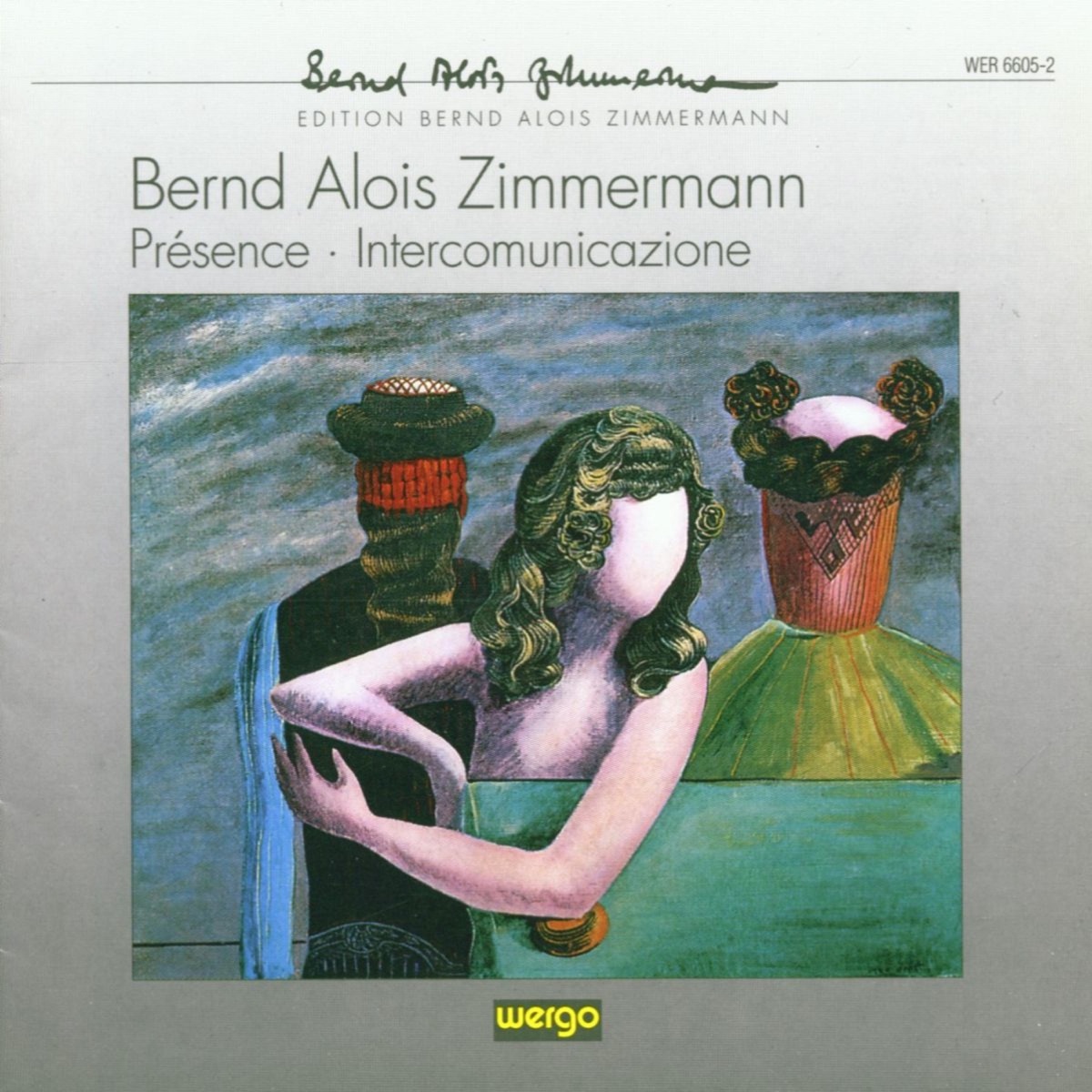 Bernd Alois Zimmermann: Présence / Intercommunicazione by ensemble recherche album cover