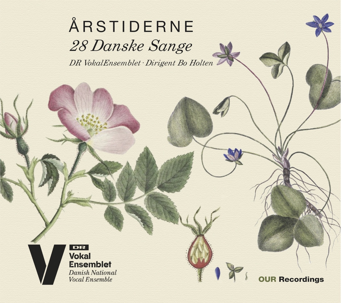 Årstiderne: 28 danske sange by DR VokalEnsemblet & Bo Holten album cover