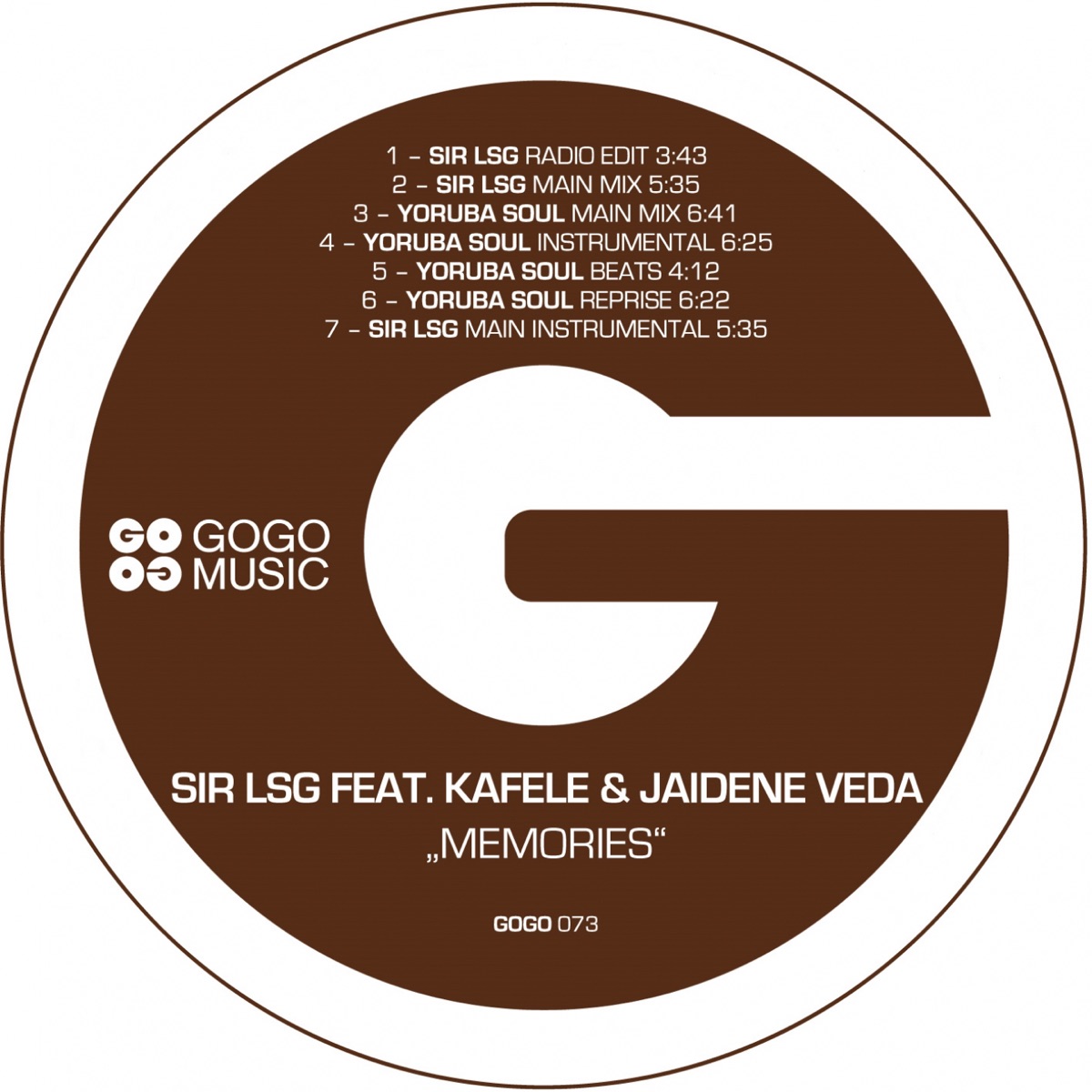 Memories (feat. Kafele & Jaidene Veda) by Sir LSG album cover