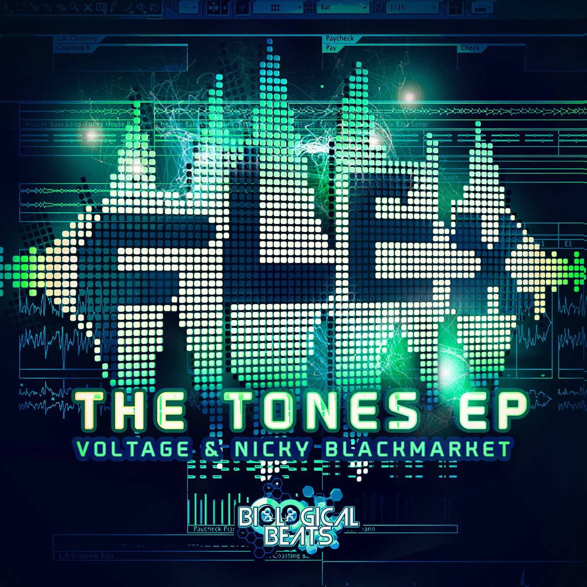 Flex the Tones - EP by Voltage & Nicky Blackmarket album cover