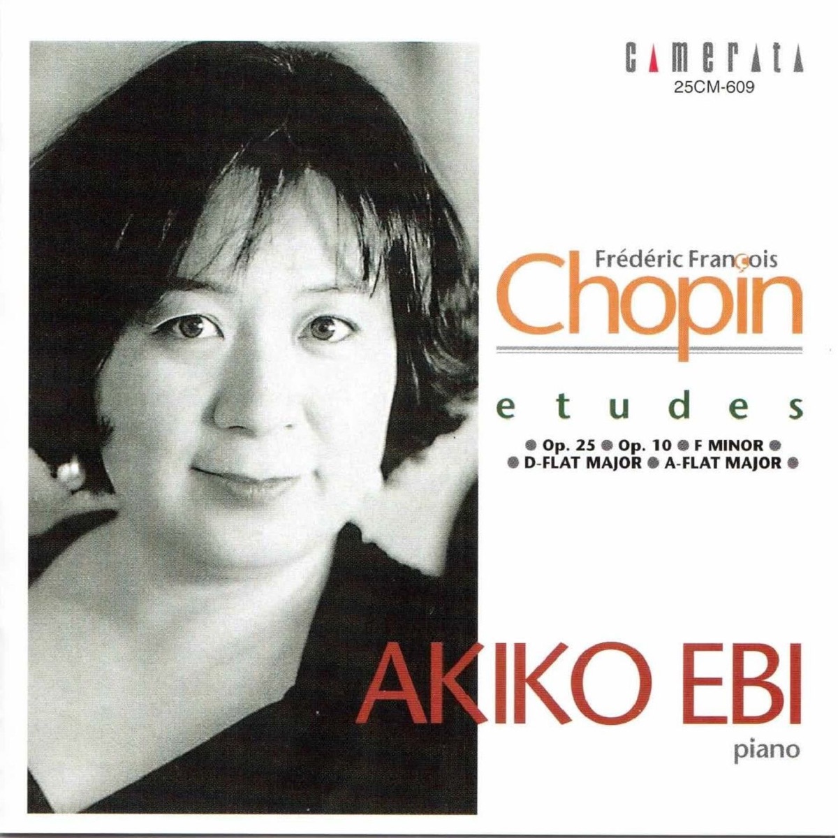 Chopin: Etudes by Akiko Ebi album cover