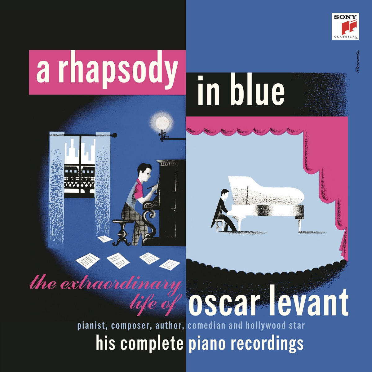 A Rhapsody in Blue: The Extraordinary Life of Oscar Levant by Oscar Levant album cover