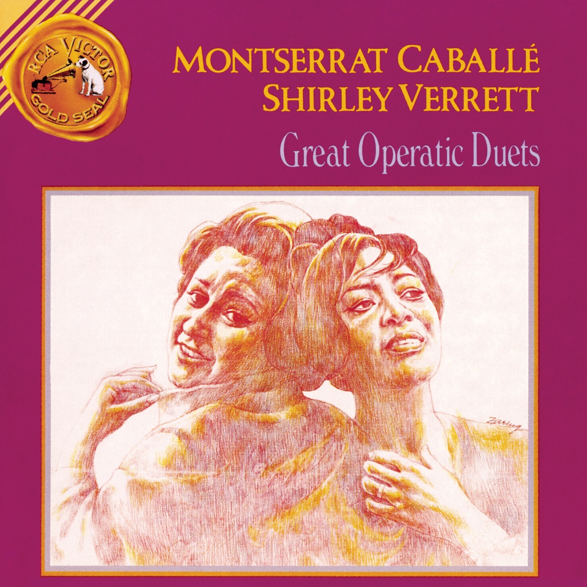 Great Operatic Duets by Anton Guadagno, Montserrat Caballé, Shirley Verrett & Philharmonia Orchestra album cover