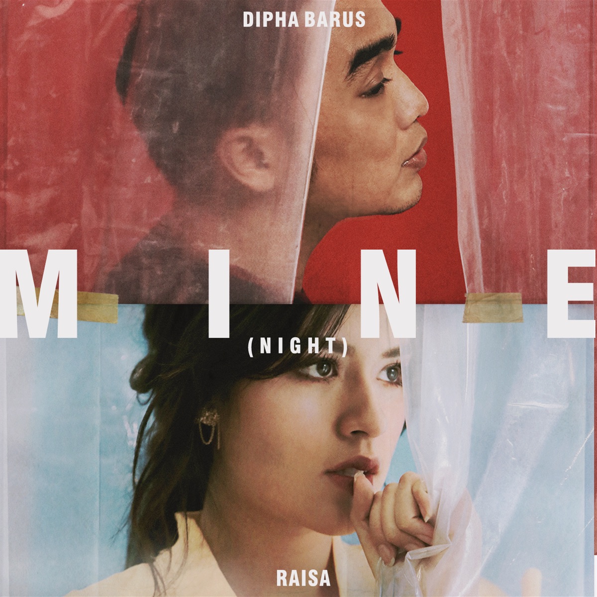 Mine (Night) - Single by Dipha Barus & Raisa album cover