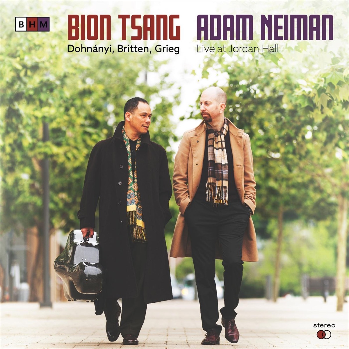 Live at Jordan Hall by Bion Tsang & Adam Neiman album cover
