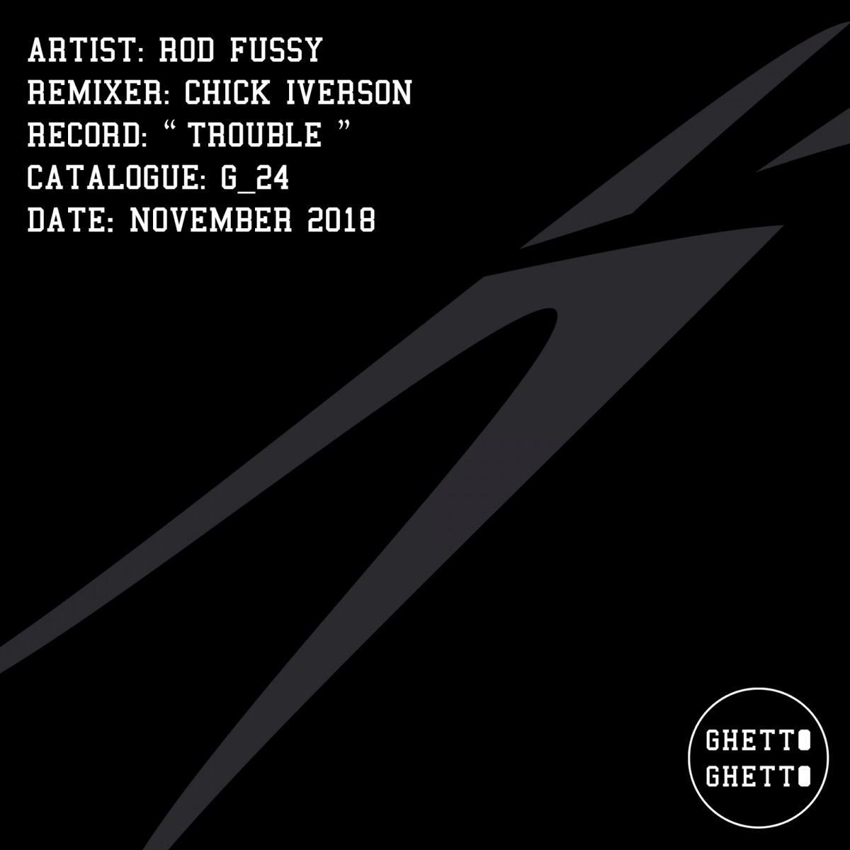 Trouble - Single by Rod Fussy album cover