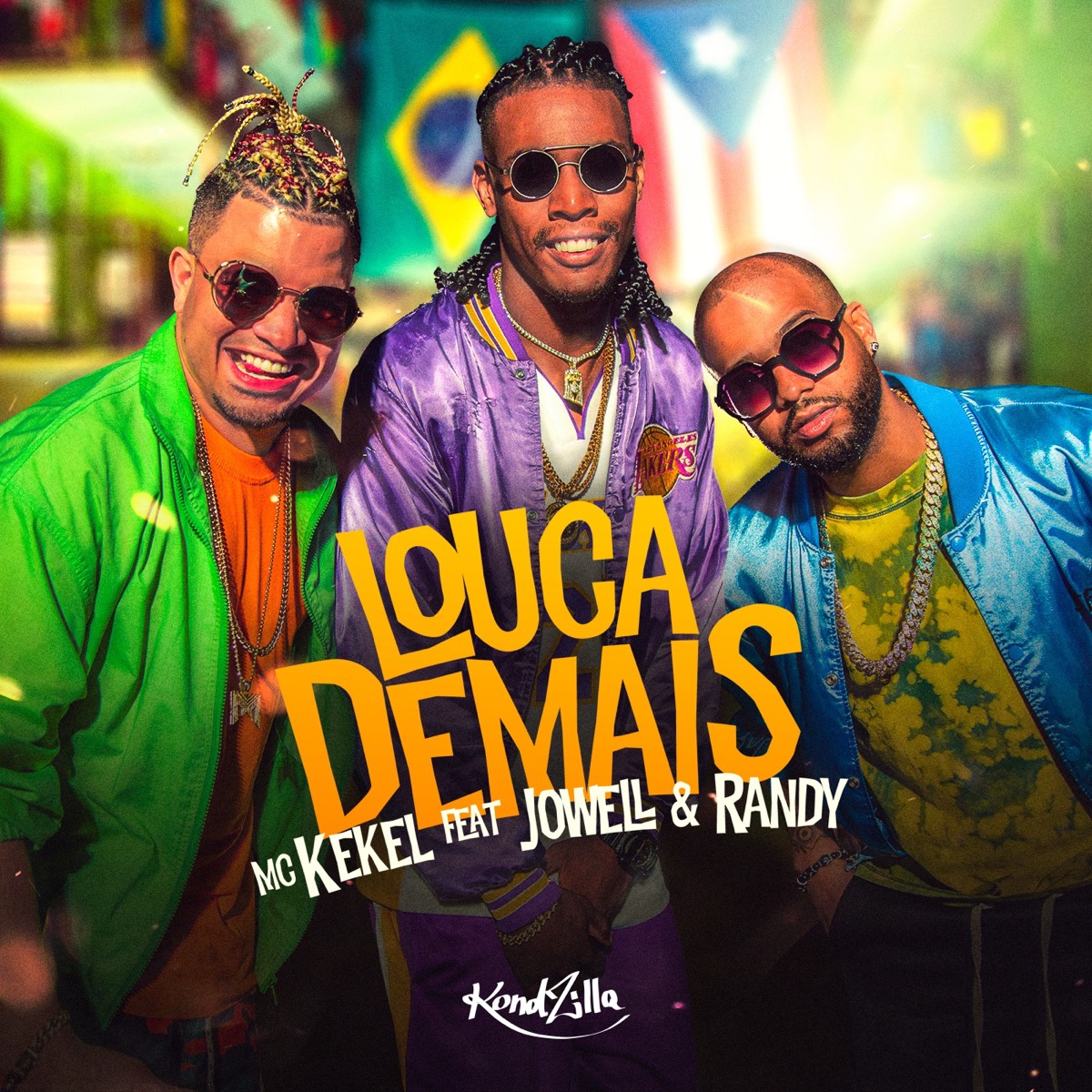 Louca Demais (feat. Jowell & Randy) - Single by Mc Kekel album cover