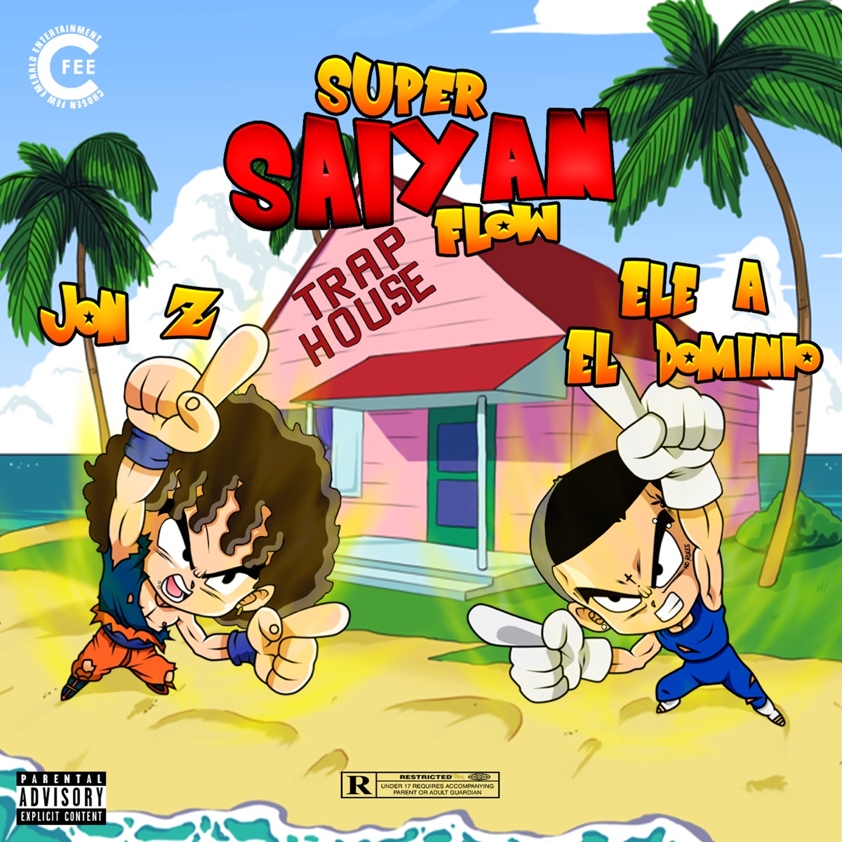 Super Saiyan Flow by Jon Z & Ele a el Dominio album cover
