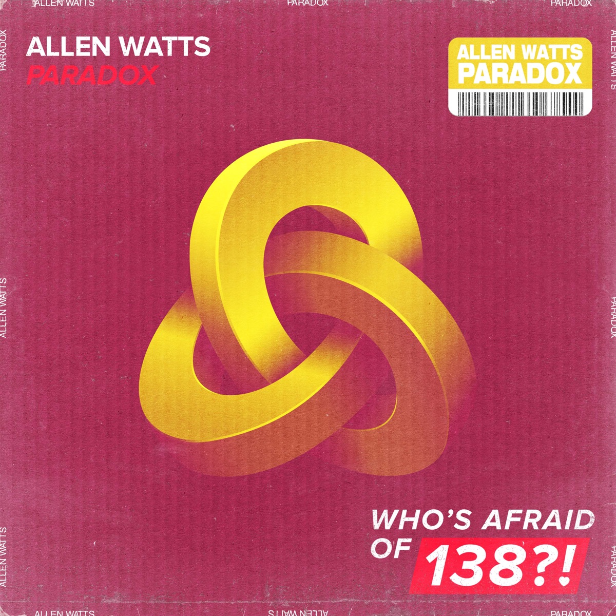 Paradox - Single by Allen Watts album cover