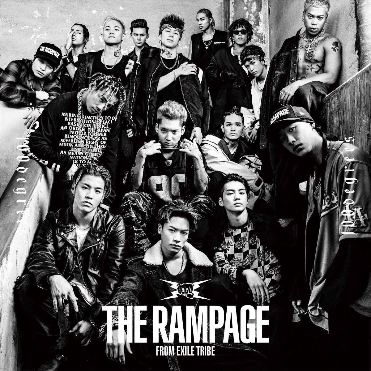 100degrees - EP by THE RAMPAGE from EXILE TRIBE album cover