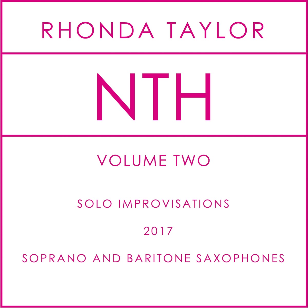 NTH, Vol. Two by Rhonda Taylor album cover