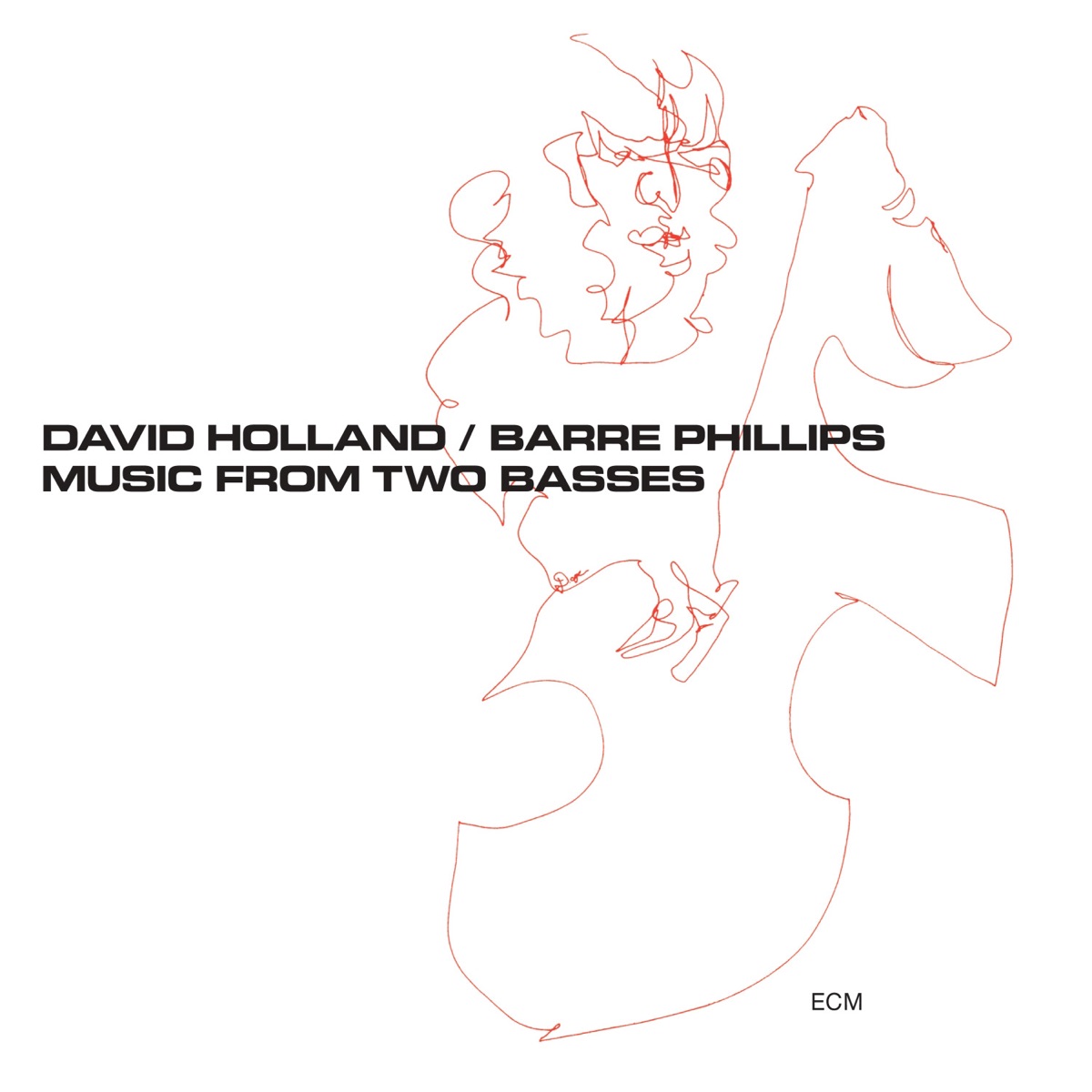 Music from Two Basses by Barre Phillips & Dave Holland album cover