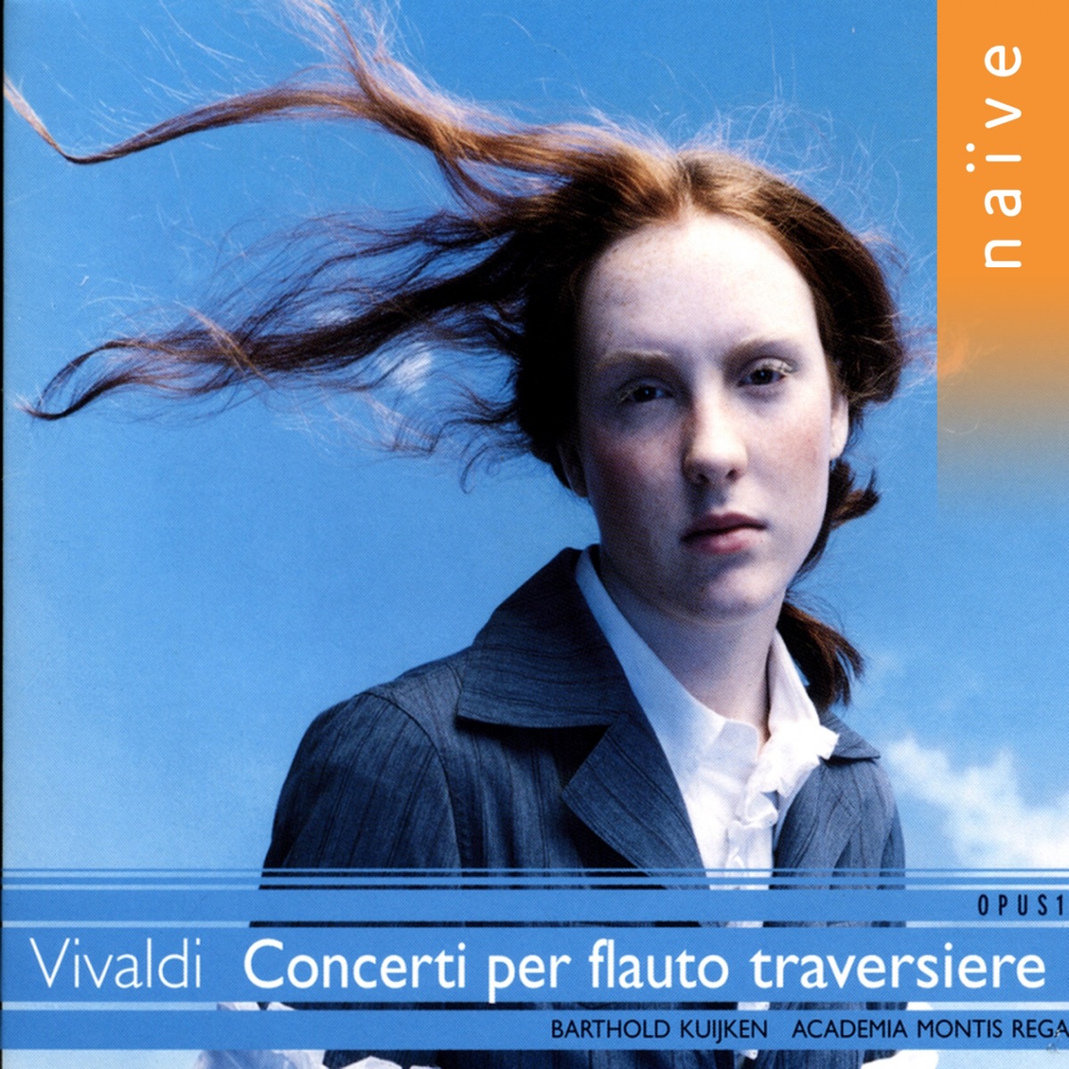 Vivaldi: Concerti per flauto traversiere by Academia Montis Regalis & Barthold Kuijken album cover