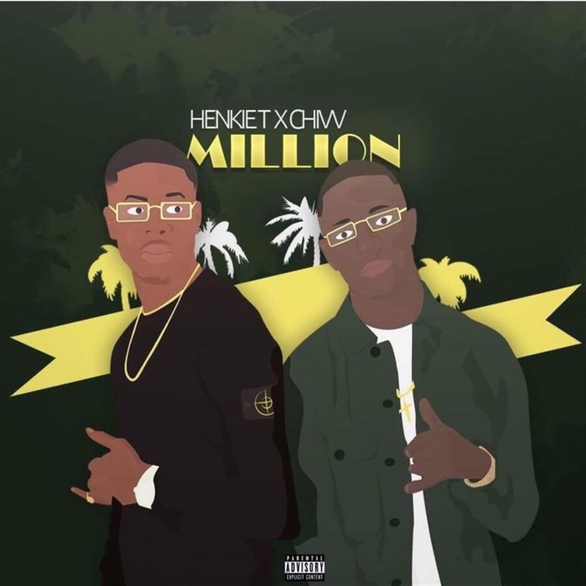 Million - Single by Henkie T album cover