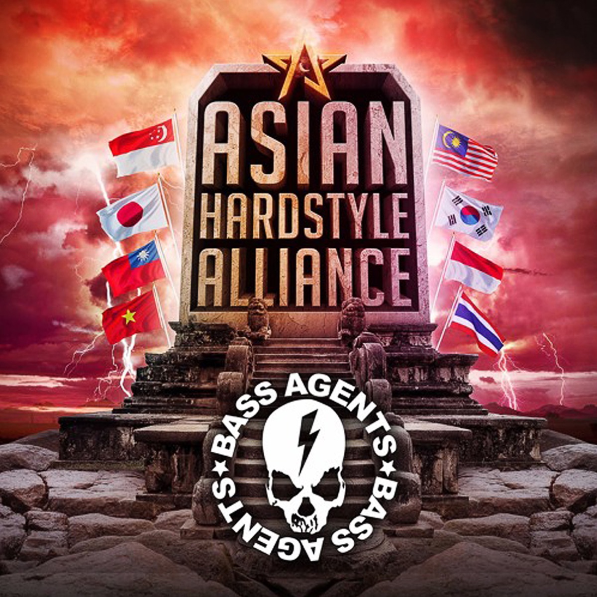 Asian Hardstyle Alliance - Single by Bass Agents album cover