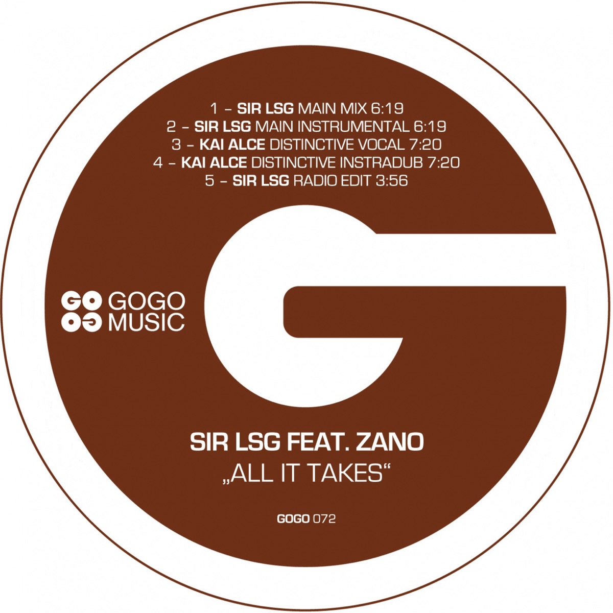 All It Takes (feat. Zano) by Sir LSG album cover