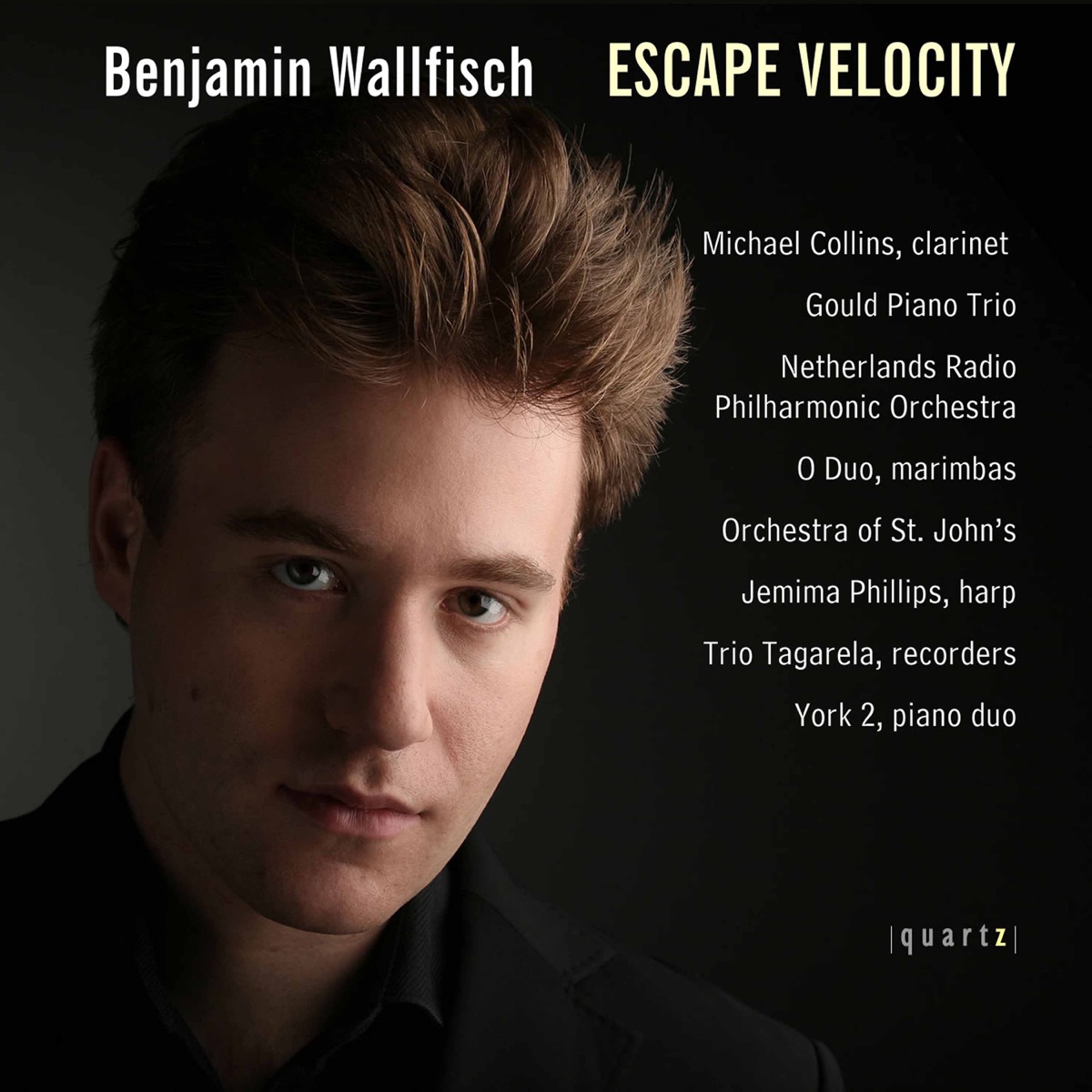 Wallfisch: Escape Velocity by St. John's Orchestra, Garfield Jackson & Gould Piano Trio album cover