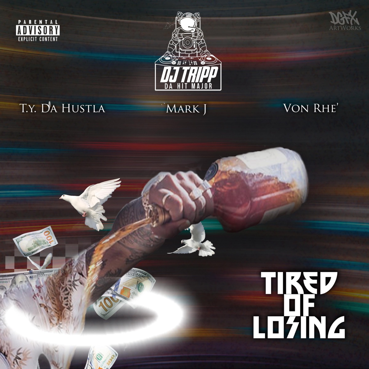 Tired of Losing (feat. T.Y. Da Hustla, Mark J & Von Rhe') - Single by DJ Tripp da HitMajor album cover
