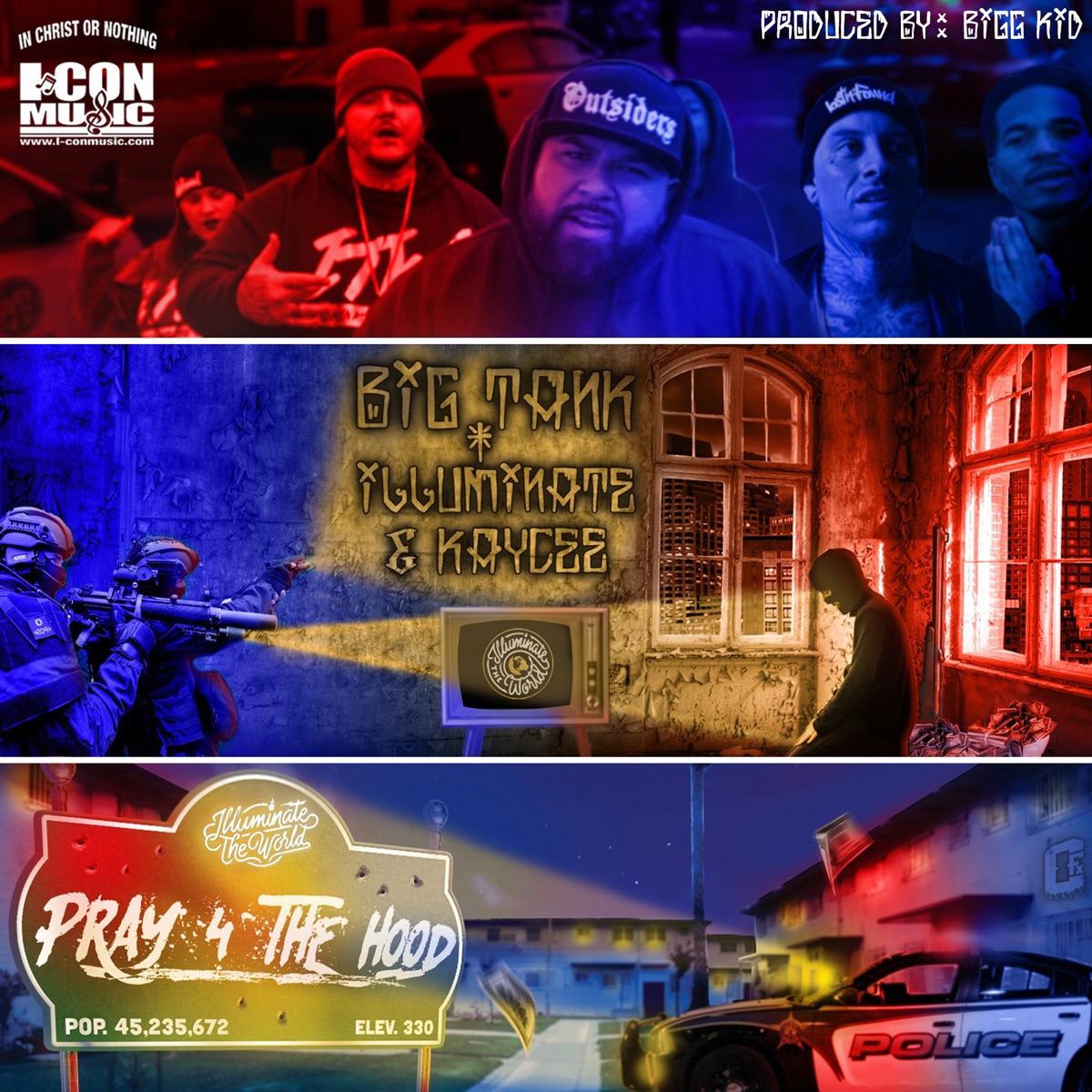 Pray 4 the Hood (feat. Illuminate & Kay-Cee) - Single by Big Tank album cover
