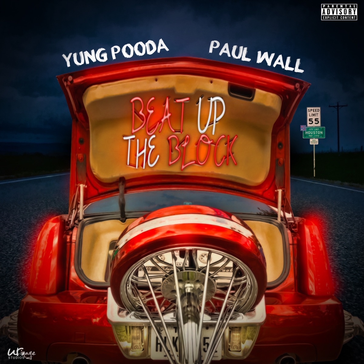 Beat Up the Block - Single by Yung Pooda & Paul Wall album cover