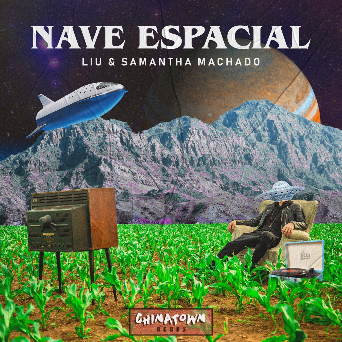 Nave Espacial (Radio Edit) - Single by Liu & Samantha Machado album cover