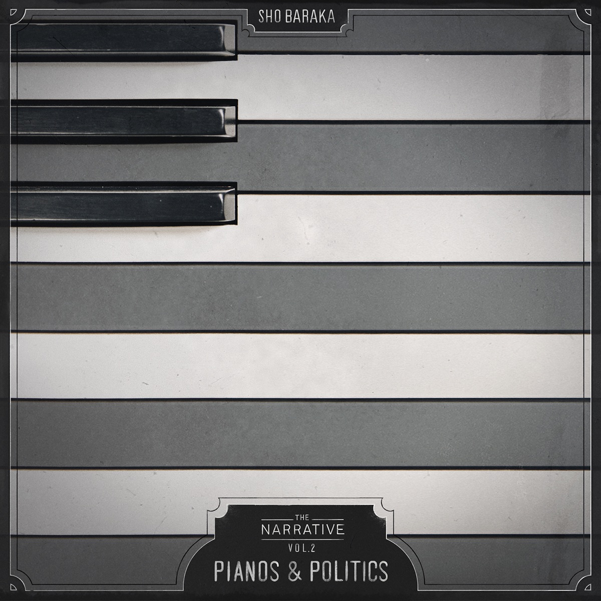 The Narrative, Vol. 2: Pianos & Politics - EP by Sho Baraka album cover
