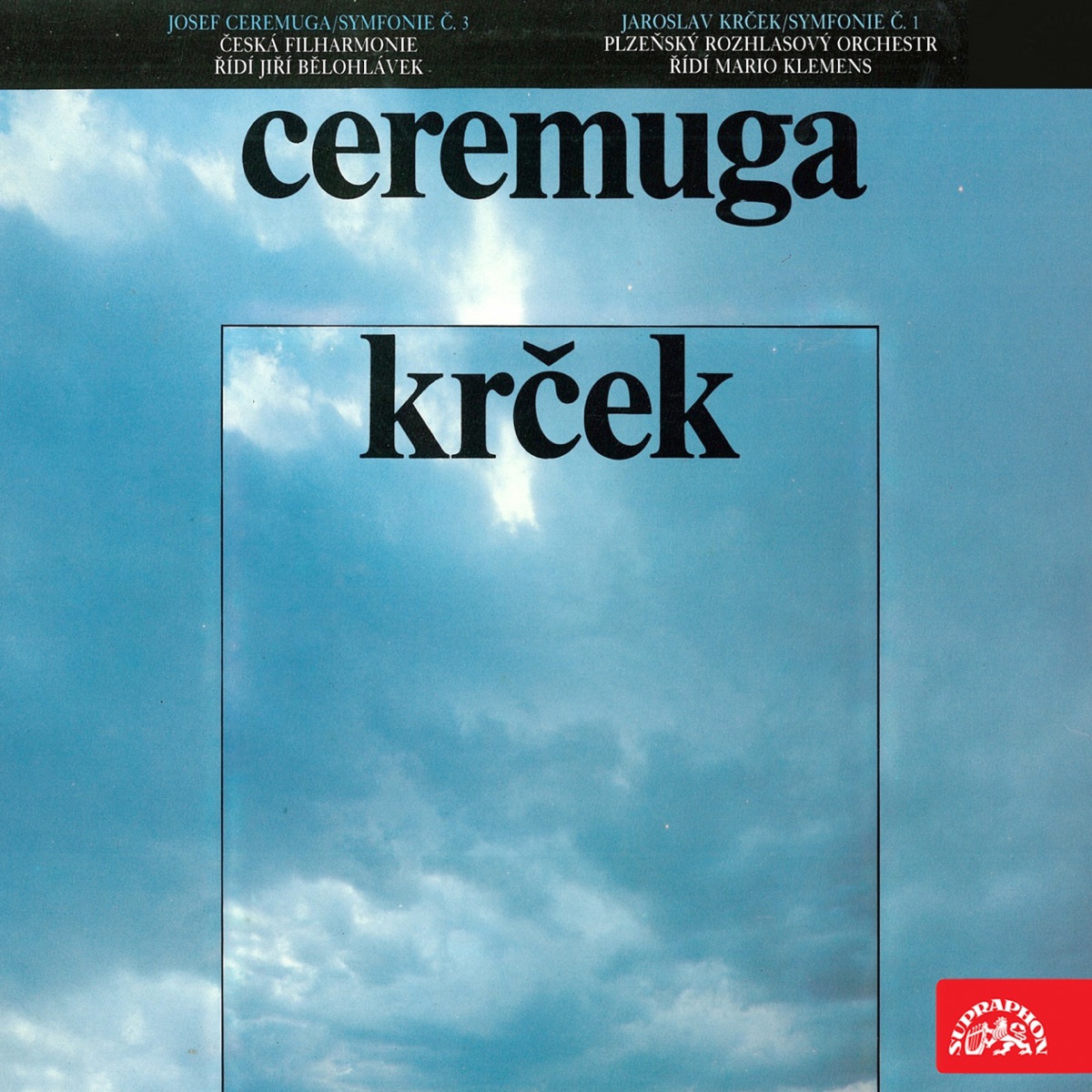 Ceremuga, Krček: Symphonies by Jiří Bělohlávek, Mario Klemens, Czech Philharmonic & Radio Symphony Orchestra Pilsen album cover